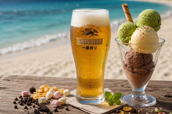 夏日限定！冰品與生啤無限供應